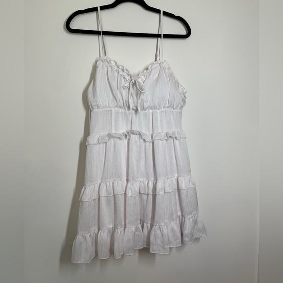 Wild Fable White Smocked Dress - Picture 2 of 5